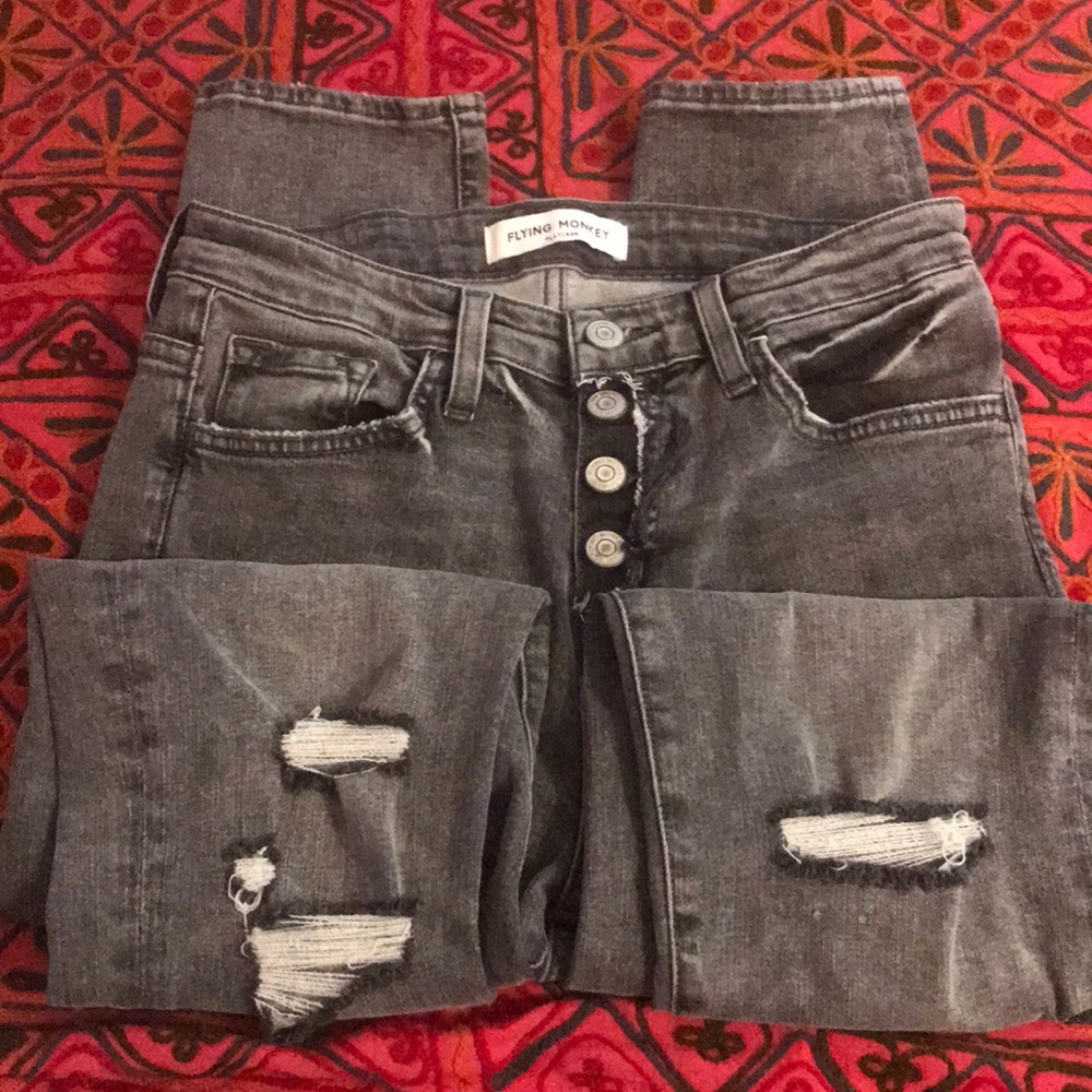 Flying Monkey Distressed Denim